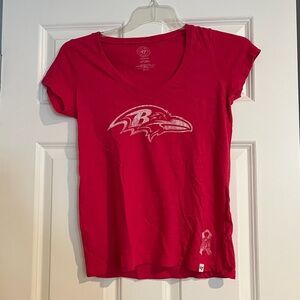 Baltimore Ravens Breast Cancer Awareness NFL T-shirt